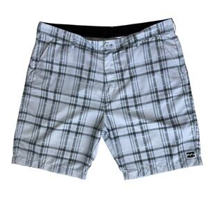 Billabong Mens Plaid Golf Shorts 38 Athleisure Casual Normcore Summer‎ Vacation